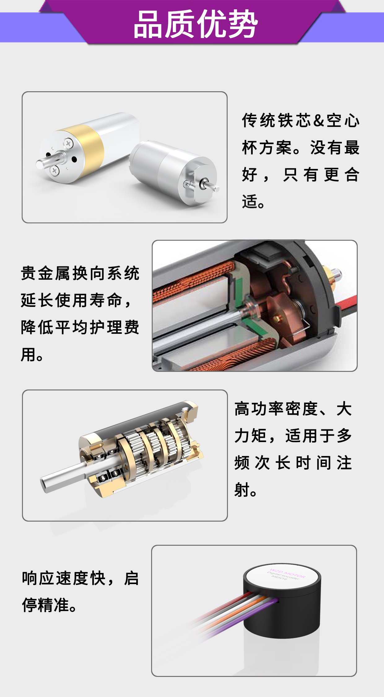 医疗输液泵电机_医用注射泵高精度电机解决方案-万至达电机