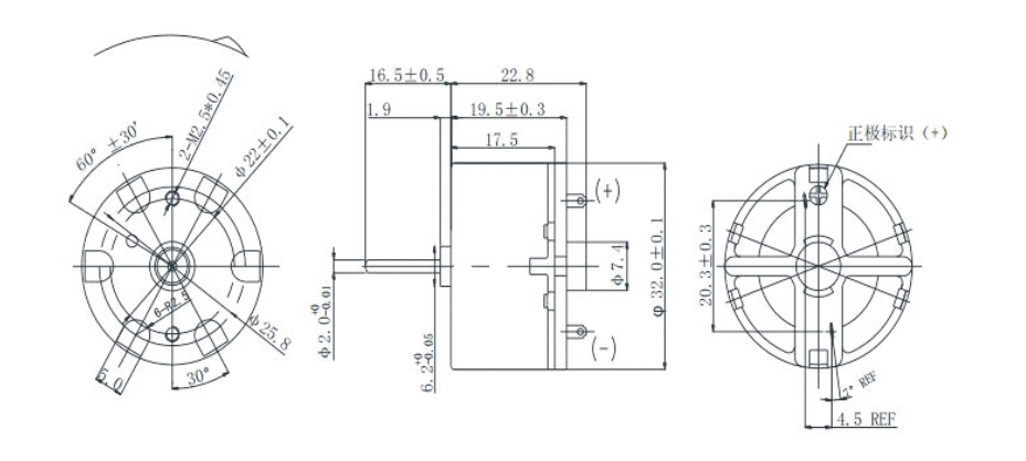 OT-RF-500-TB-21220有刷电机_电动园艺剪刀电机_园艺手锯电机_剪枝机马达-万至达电机