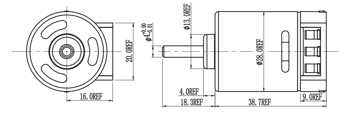 OT-EM2839无刷电机|电吹风电机|咖啡机电机|研磨机电机-万至达电机