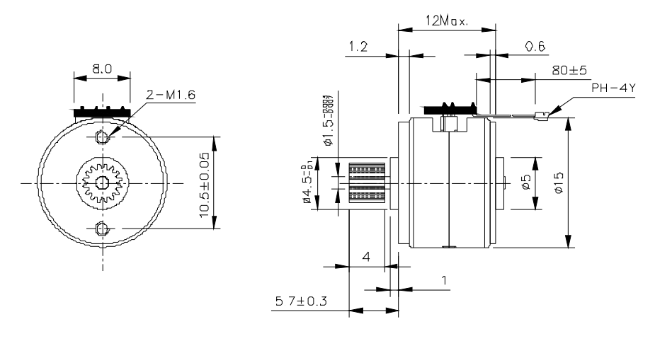 OT-SM15P-278步进电机|微型步进电机|光驱电机|监控摄像头电机|激光打标机电机-万至达电机