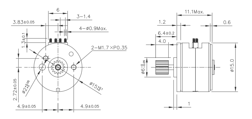 OT-SM15P-035步进电机|微型打印机电机|医疗设备电机|血压计马达-万至达电机