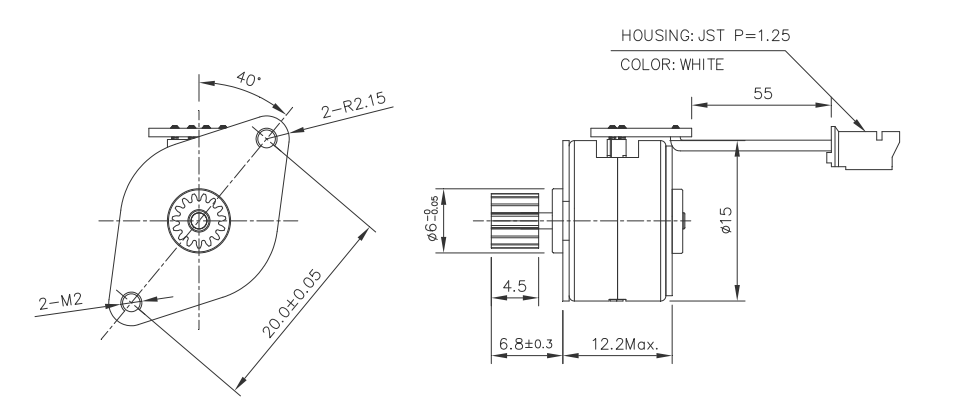 OT-SM15P-304步进电机|打印机电机|复印机电机|微型马达-万至达电机