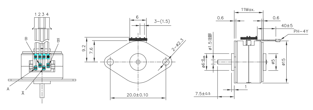 OT-SM15P-018步进电机|直线步进电机|医疗设备电机|微型电机-万至达电机