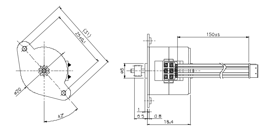 OT-SM20P-195步进电机|步进电机厂家|POS机电机|医疗器械电机|微型马达-万至达电机