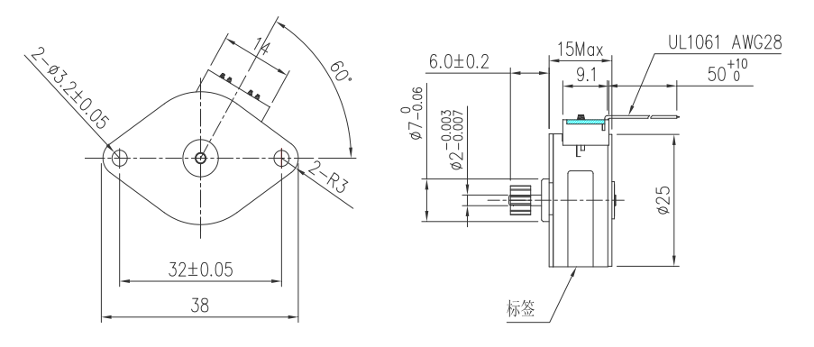 OT-SM25P-114步进电机|微型打印机电机|医疗设备电机|注射泵电机|微型马达-万至达电机