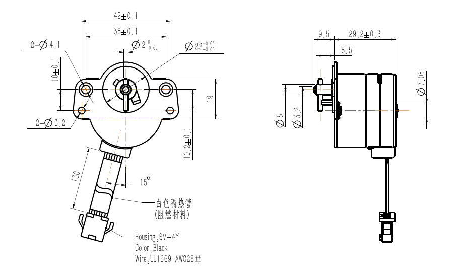 OT-GSM35-384减速步进电机|照片打印机电机|医疗器械电机|微型电机-万至达电机