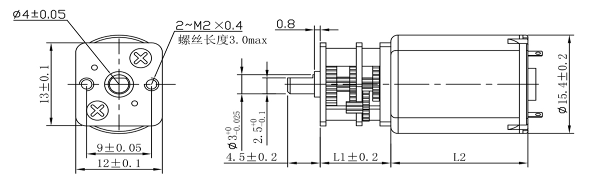OT-13GA减速电机_小型减速机_直流减速电机_微型电机定制-万至达电机