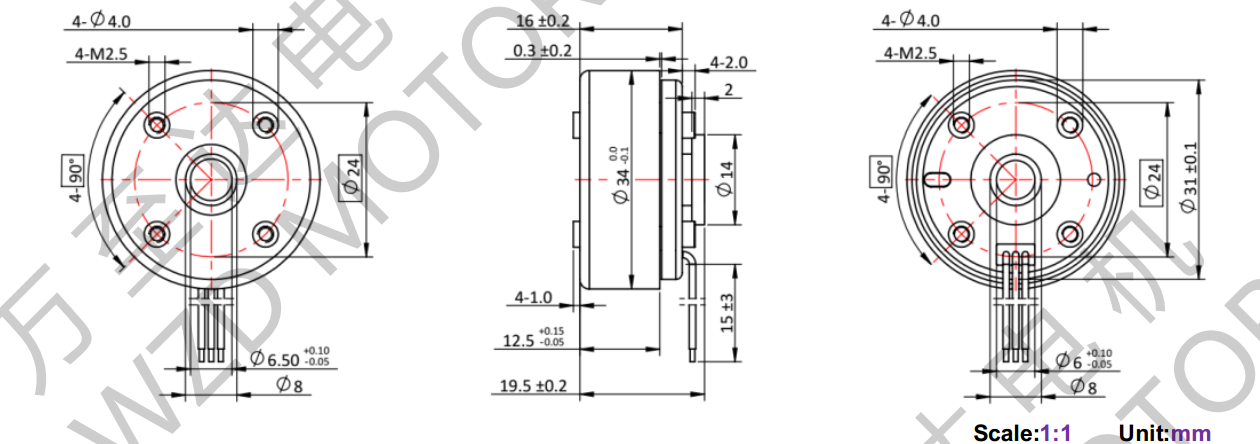 OT-EM3416BLDC无刷电机-万至达电机