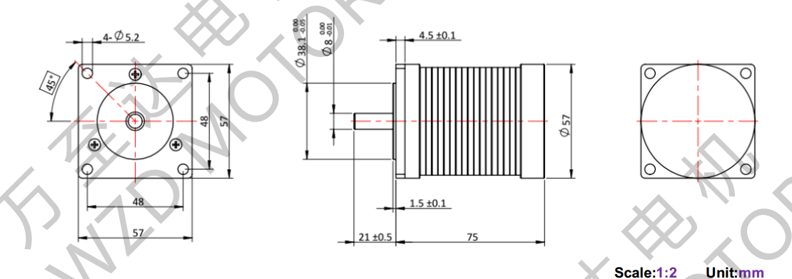 OT-EM5775BLDC无刷电机-万至达电机